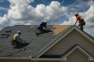Storm damage repair service